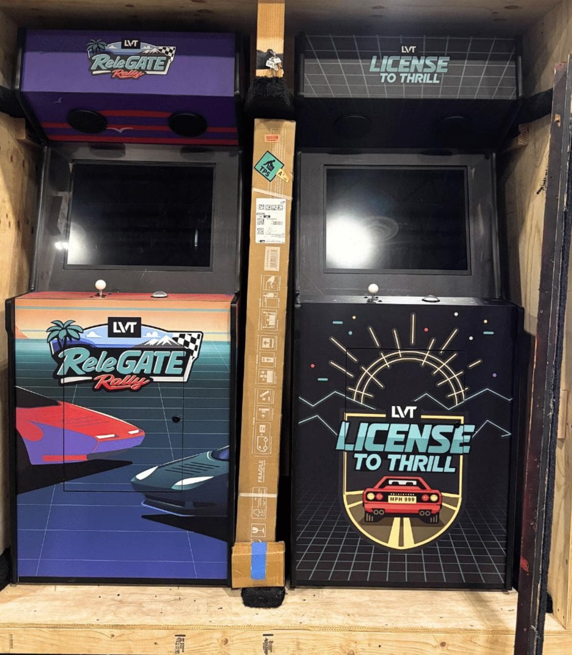 LVT retro arcade activation